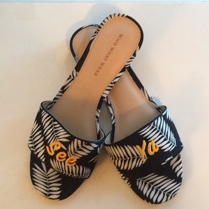 Who What Wear Slides